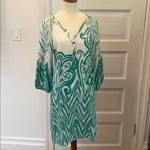 Tibi Sz 2 100% silk dress with slip
